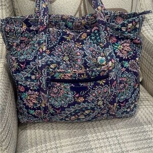 Vera Bradley Blue Floral Tote Bag